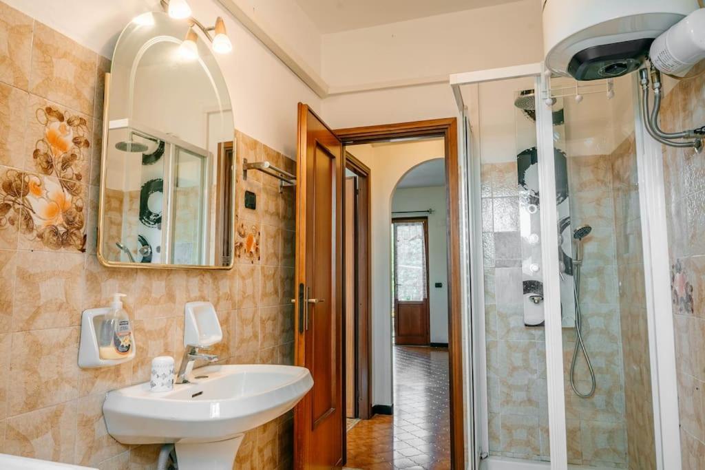 Turri House-Wifi-Garden-Barbecue-Parking Villa Vescina Bagian luar foto